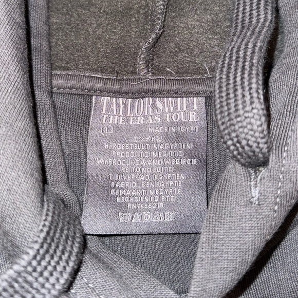 Dark grey Taylor swift eras tour hoodie brand new size L - Picture 3 of 3
